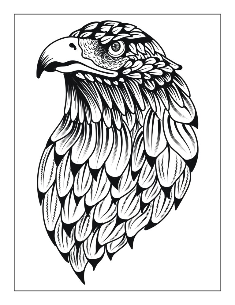 Coloriage Aigle