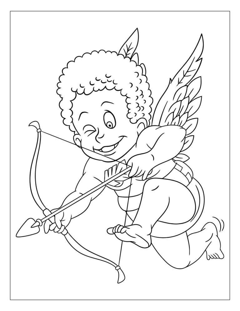 Coloriage Amour-ange