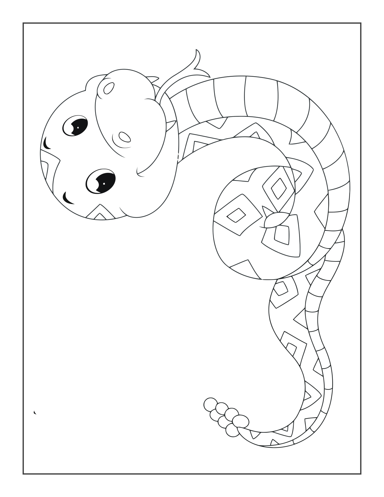 Coloriage Anaconda