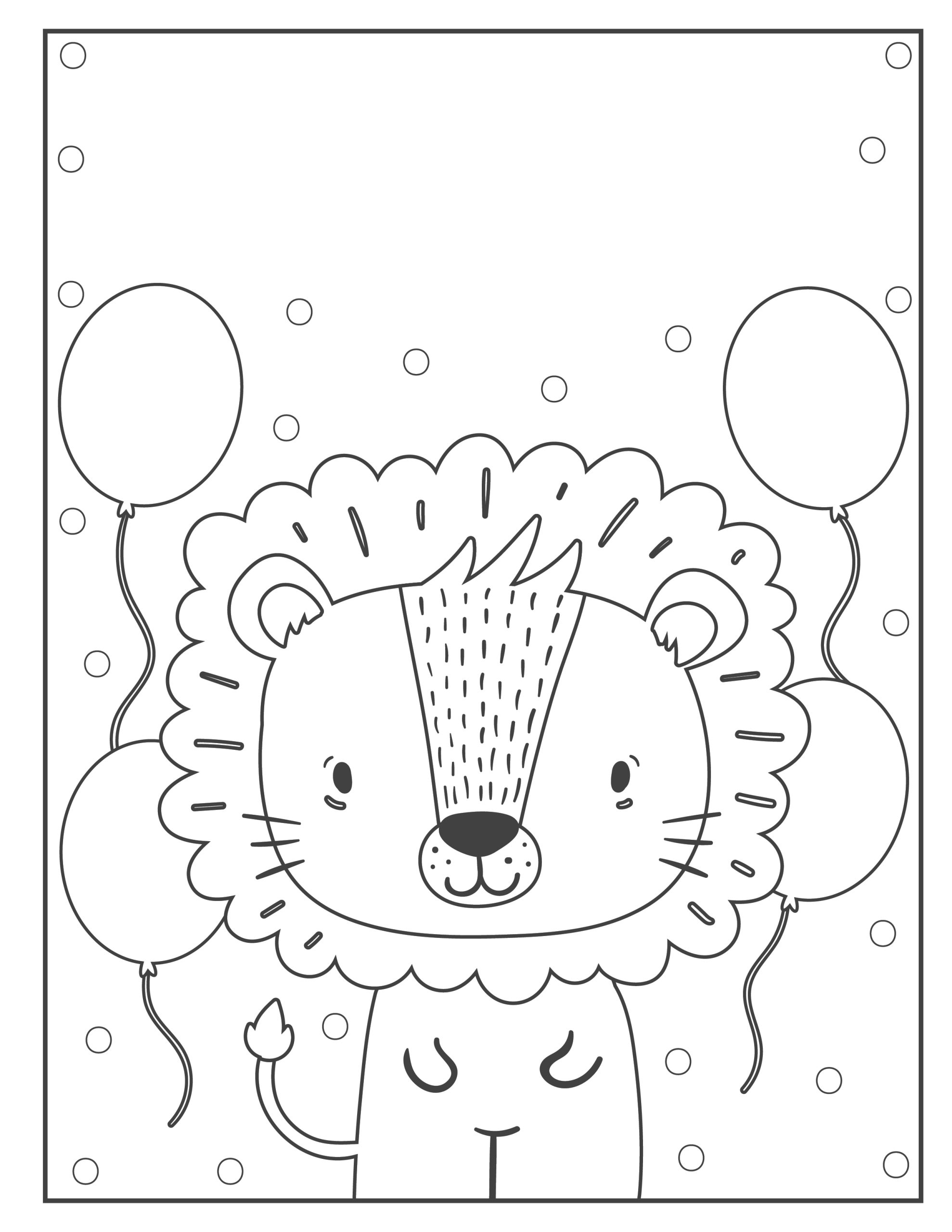 Coloriage Anniversaire  37 01 à l'échelle