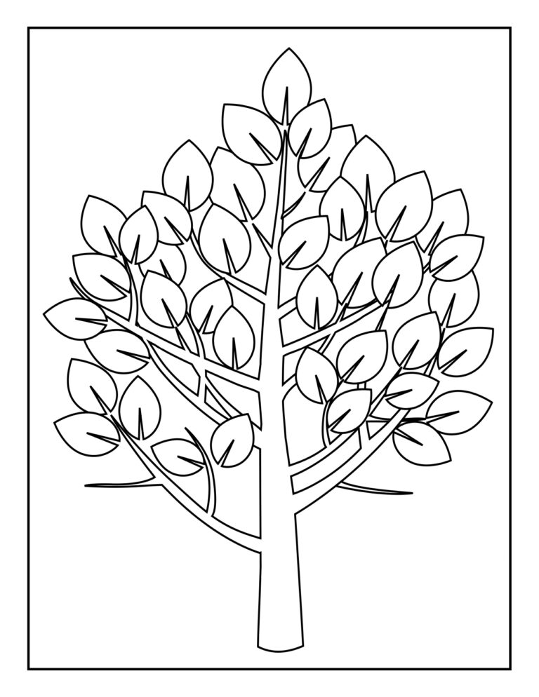 Coloriage Arbre