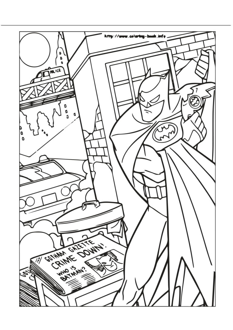 Coloriage Batman 7